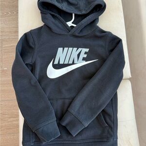 Nike Kids Black and White Logo Hoodie